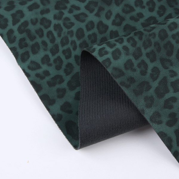 Vintage Leopard Print Fashion Pu Synthetic Leather Vinyl for Shoes Bags - Image 2