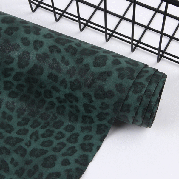Vintage Leopard Print Fashion Pu Synthetic Leather Vinyl for Shoes Bags - Image 5
