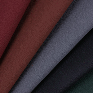 Litchi PVC Faux Leather Digital Printed Custom PU Leather Material Suede Leather for Sofa