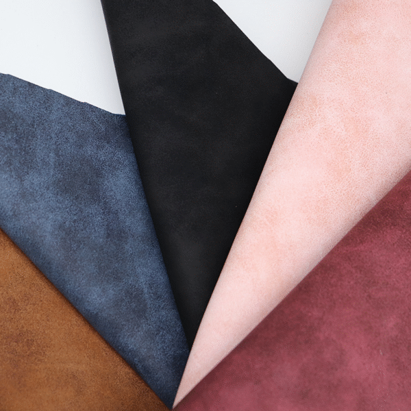 Yangbuck Pu double color suede leather - Image 2
