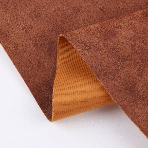 Eco Friendly Yangbuck Leather Faux PU Suede Leather Fabric for Shoes Bags - Image 3