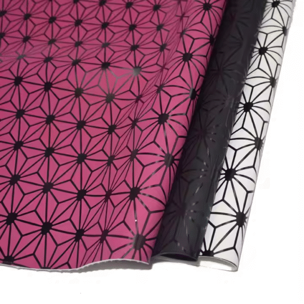 New Arrival 1.0mm Imitation Velveteen Spiderweb Pu Synthetic Leather for Bags Material - Image 4