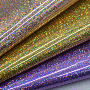 Waterproof Glitter Coating Film Raindrop Artificial Leather for Making Bags