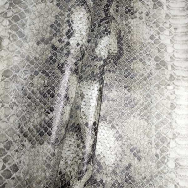 Synthetic Leather Snake Skin Pu Leather for Handbags - Image 11