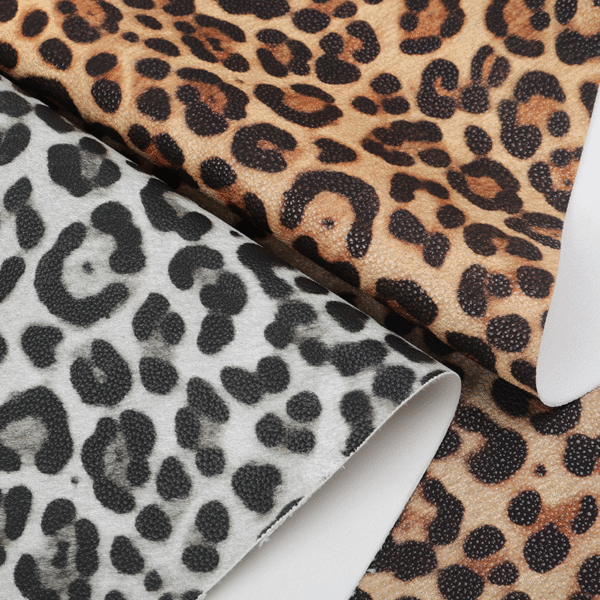 Faux Synthetic Leopard Print Pu/pvc Leather Good Prices for Making Shoes/bags/belt Material