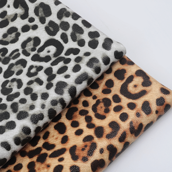 Faux Synthetic Leopard Print Pu/pvc Leather Good Prices for Making Shoes/bags/belt Material - Image 2