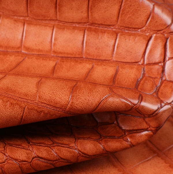 Crocodile Embossed Pu Vinyl Leather Fabric for Bags Shoes - Image 4