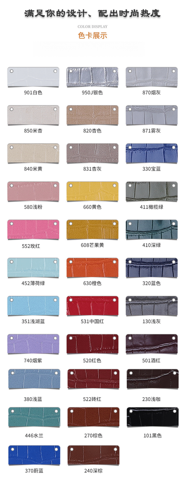 Crocodile Embossed PU Synthetic Leather Vinyl New Pattern for Luggage Belt Shoes Bags Accessories Crafts - Image 5