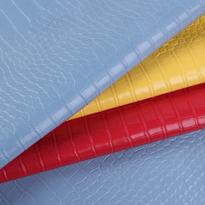 Crocodile Embossed PU Synthetic Leather Vinyl New Pattern for Luggage Belt Shoes Bags Accessories Crafts