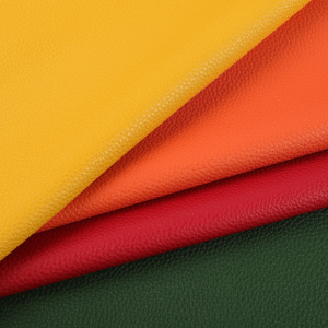 Litchi Texture Faux Leather Fabric Vinyl Synthetic Leather for Handbags for Car Seat