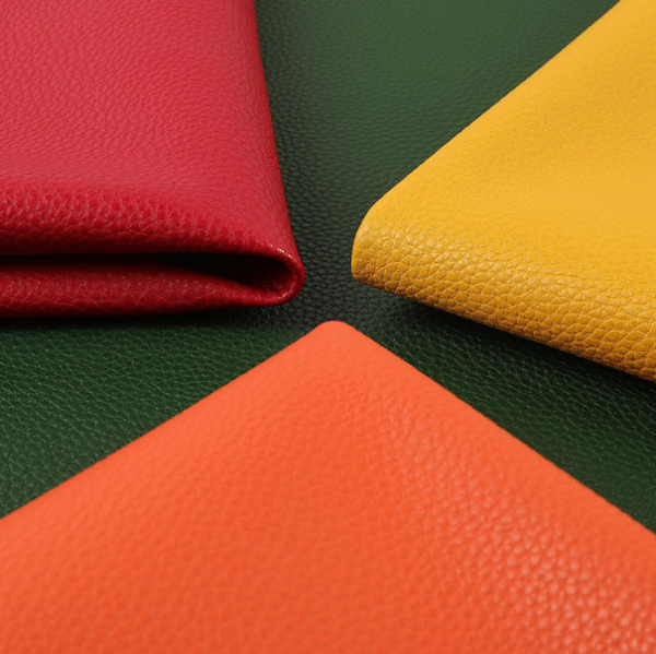 Litchi Texture Faux Leather Fabric Vinyl Synthetic Leather for Handbags for Car Seat - Image 6