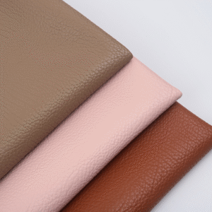 Litchi PU Faux Leather Digital Printed Custom PU Leather Material Suede Leather for Sofa