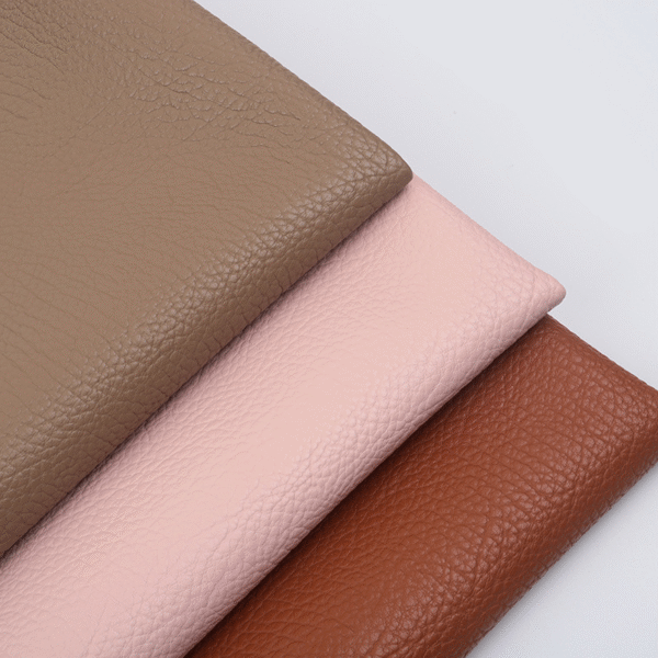 Litchi PU Faux Leather Digital Printed Custom PU Leather Material Suede Leather for Sofa