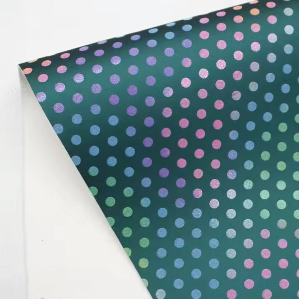 Artificial Leather Fabric Shiny Faux PU Artificial Leather for Luggage Bag - Image 4