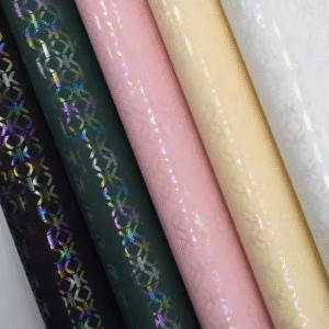 Shiny Faux Pu Leather for Make-up Case for Bag Wallet