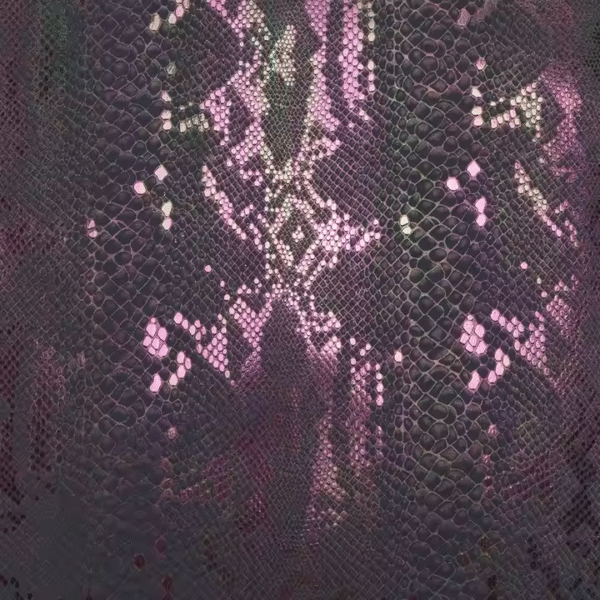 Wholesale Brushed Faux Snake Pu Leather Fabric for Shoes Garment Bags - Image 3