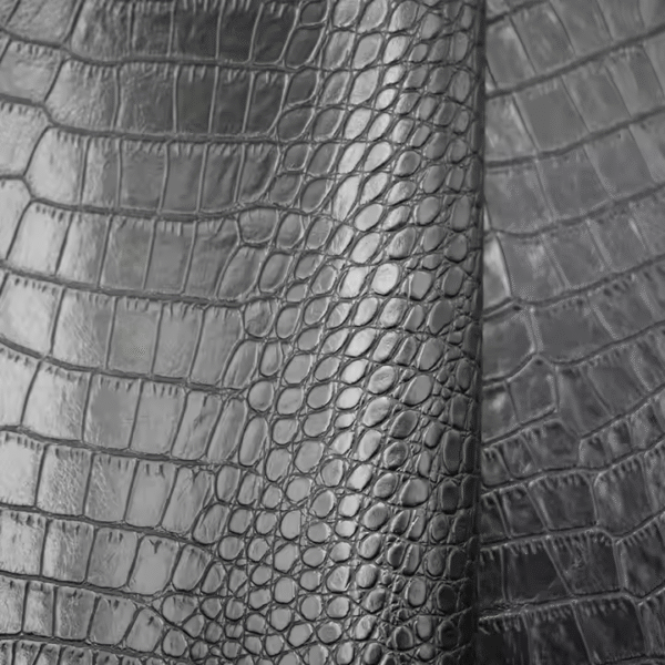 Fake Pu Leather crocodile Skin Leather for Shoes - Image 4