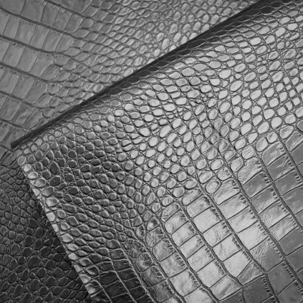 Fake Pu Leather crocodile Skin Leather for Shoes - Image 3