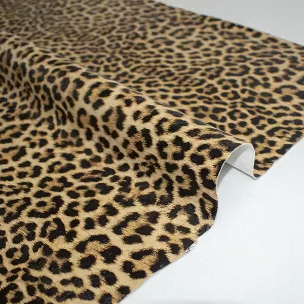 Wholesale Faux Synthetic Leopard Print Pu/pvc Leather Good Prices for Making Shoes/bags/belt Material - Image 2