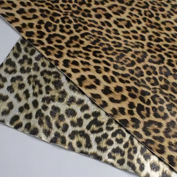 Wholesale Faux Synthetic Leopard Print Pu/pvc Leather Good Prices for Making Shoes/bags/belt Material - Image 3