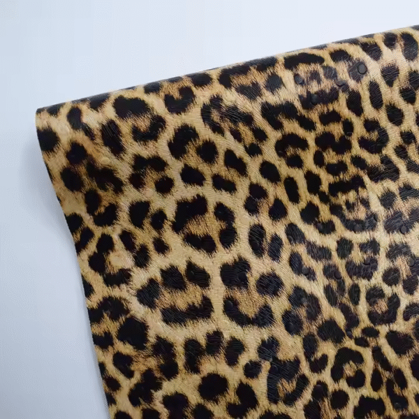 Wholesale Faux Synthetic Leopard Print Pu/pvc Leather Good Prices for Making Shoes/bags/belt Material - Image 6