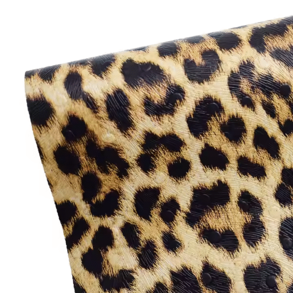 Wholesale Faux Synthetic Leopard Print Pu/pvc Leather Good Prices for Making Shoes/bags/belt Material - Image 7