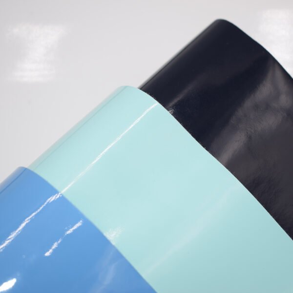 0.5mm High Glossy Micro Synthetic PU Leather 100% for Decorative and Sandal