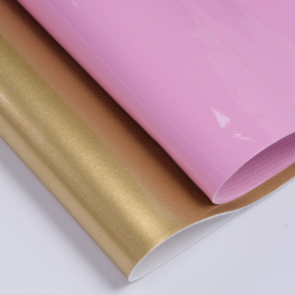 Artificial Leather Fabric Mirror Faux Synthetic Pu Patent Leather Upper Shoe Material Faux Leather Sheets - Image 5